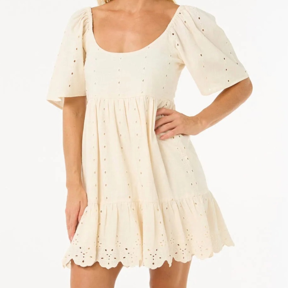 Rip Curl Womens San Carlos La Joya Short Sleeve Mini Dress